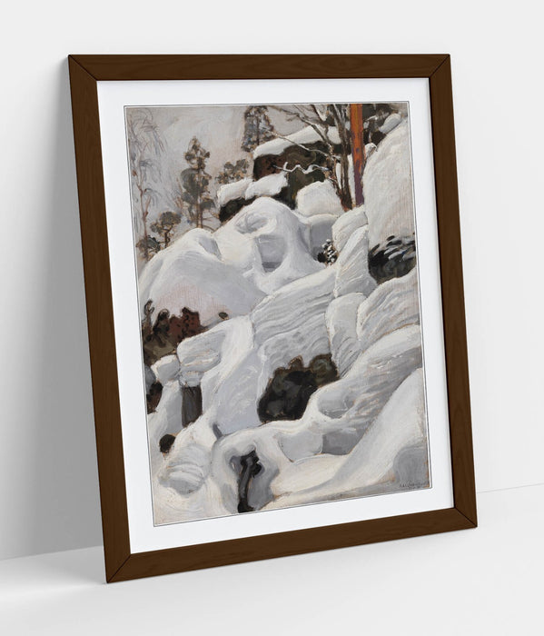 Framed Wall Art Poster Print - Askel Gallen-Kallela Lair Of The Lynx, MDF Wood Frame