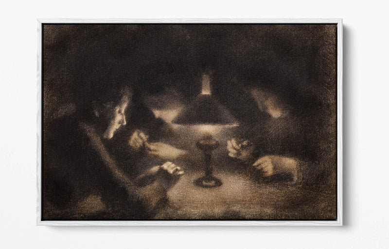 Canvas Wall Art Print - Albert-Charles Lebourg Evening | Premium Float Effect Frame
