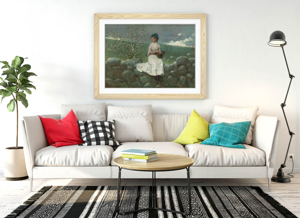 Framed Wall Art - Winslow Homer Peach Blossoms Poster Print | Handmade UK Frame