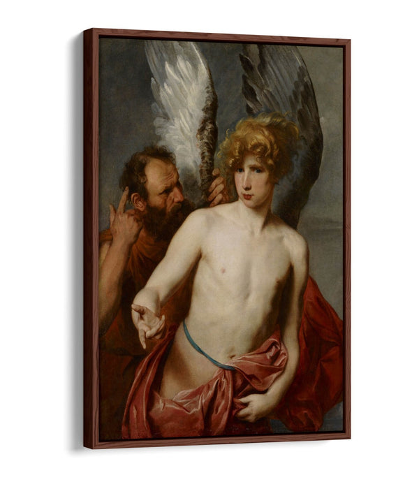 Float Effect Canvas Art – Premium Van Dyck Daedalus & Icarus Wall Print