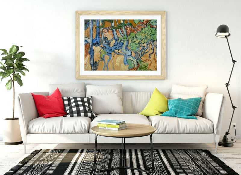 Van Gogh Wall Art – Framed Tree Roots Print | Handmade UK Made Decor