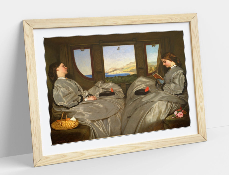 Framed Art Poster - Augustus Leopold Egg Travel Companions Print | UK Made Frame