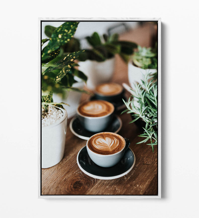 Canvas Wall Art – Coffee Canvas Print With Float Effect Art | Handmade UK Artwork