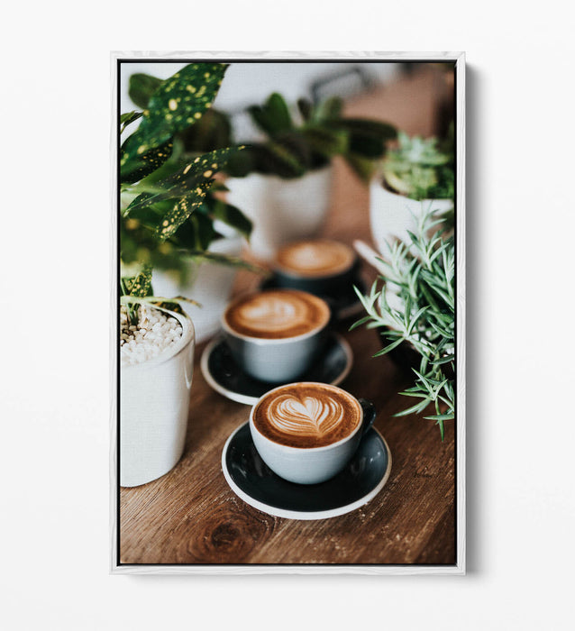 Canvas Wall Art – Coffee Canvas Print With Float Effect Art | Handmade UK Artwork