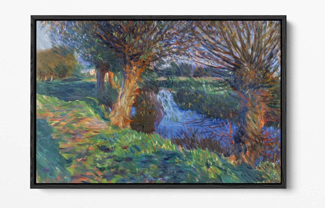 Canvas Wall Art Print With Float Effect | John Singer Sargent At Calcot Premium Frame