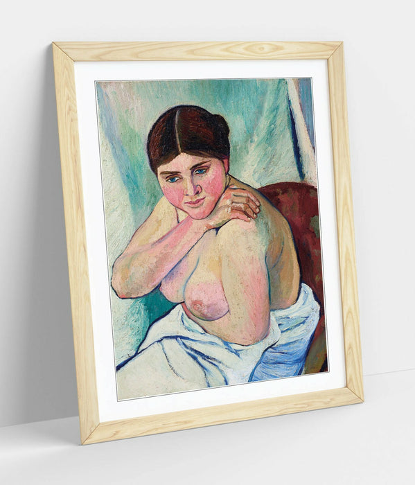 Framed Wall Art - Suzanne Valadon Juliet Sitting In Armchair | Handmade UK Art Print