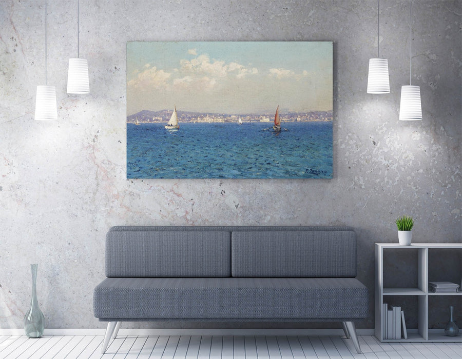 Canvas Wall Art – Fausto Zonaro Print | Handmade Vibrant Color Artwork on Archival Grade Canvas
