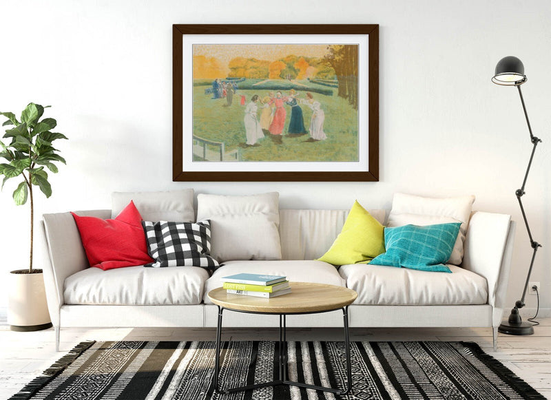 Framed Wall Art - Alexandre Lunois Blind Man's Buff Print | Matte Paper Poster
