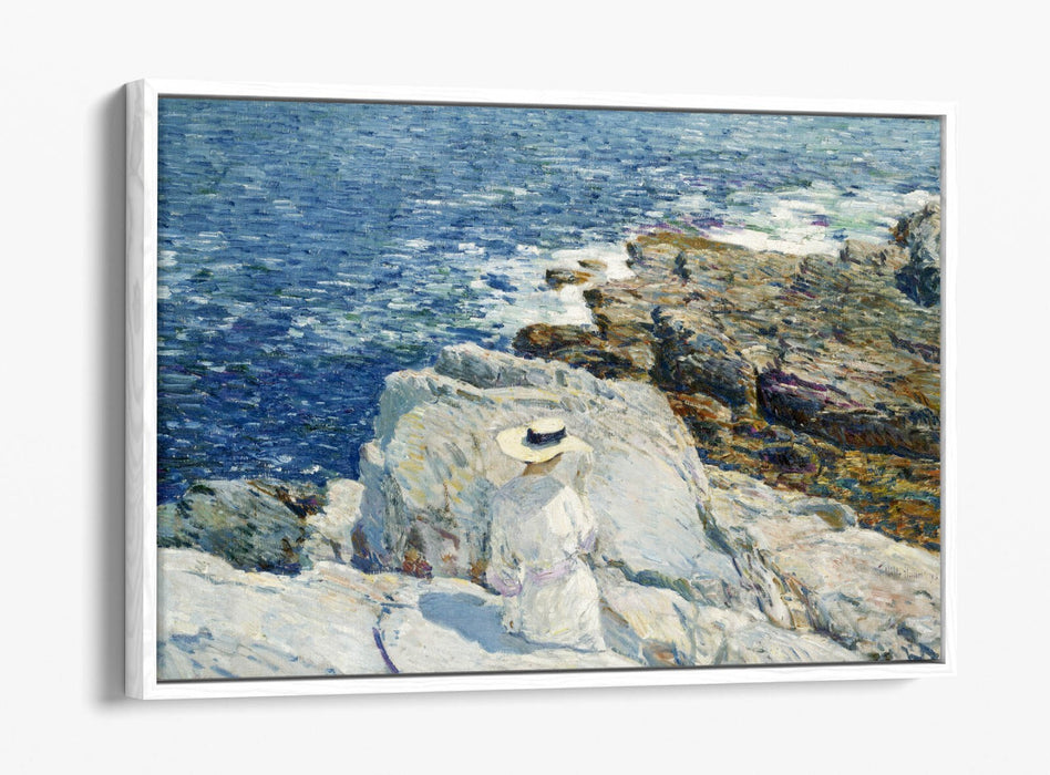 Canvas Wall Art - Childe Hassam South Ledges | Float Effect Handmade Print