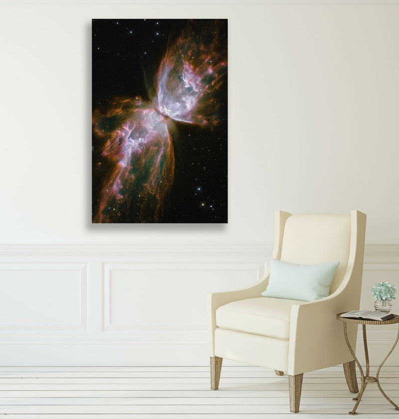 Nebula Canvas Wall Art – NGC 6302 Print | Outer Space Art | Ready To Hang Canvas