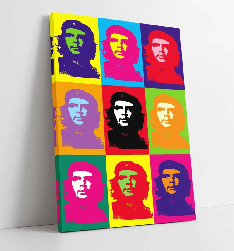 Che Guevara Canvas Art - Vibrant Pop Art Wall Decor | Framed Canvas Print 30mm Frame