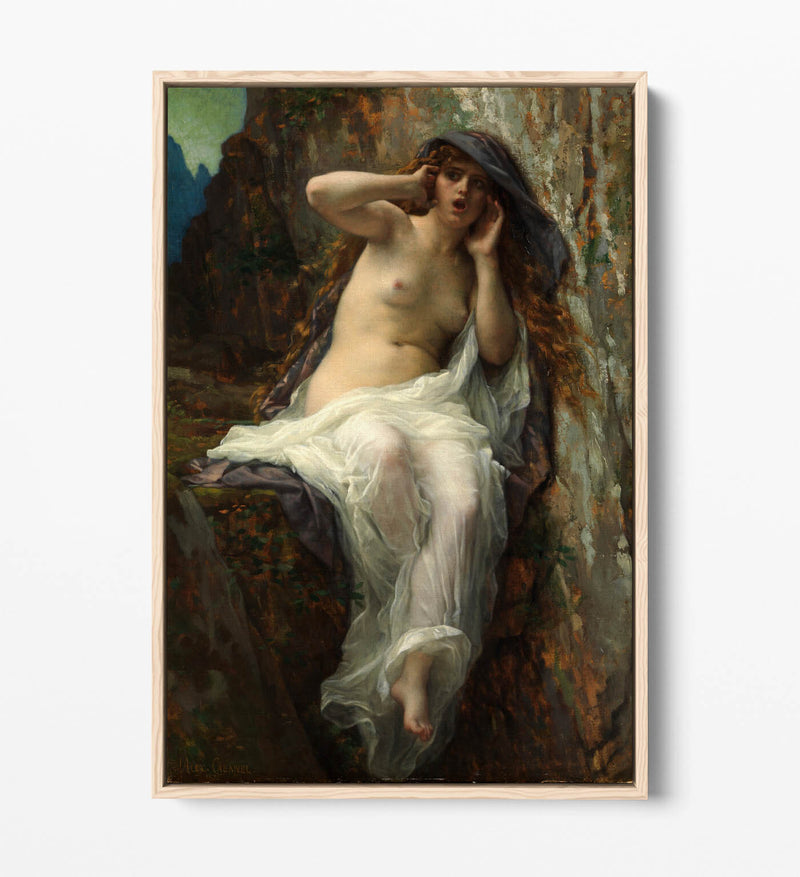 Float Effect Canvas - Alexandre Cabanel Echo | Premium 30mm Deep Frame Wall Art