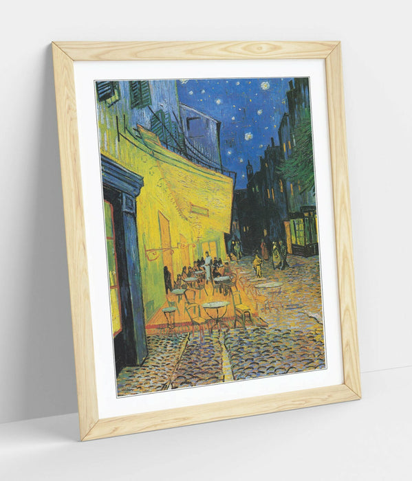 VAN GOGH CAFE TERRACE AT NIGHT -STREET ART FRAMED POSTER PICTURE PRINT ARTWORK