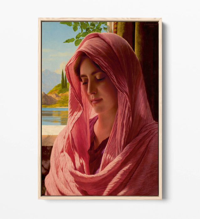 Float Effect Canvas Art - John William Godward Pyrallis | Premium Frame, Vibrant Wall Decor