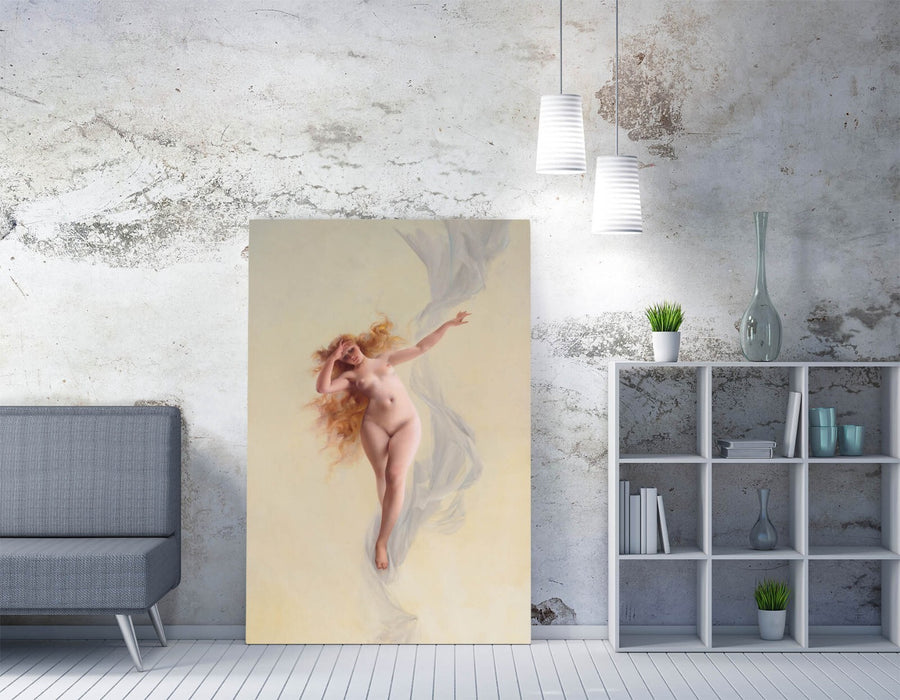 Canvas Wall Art Luis Ricardo Falero Dawn | Premium Varnish Coating & Custom Frame