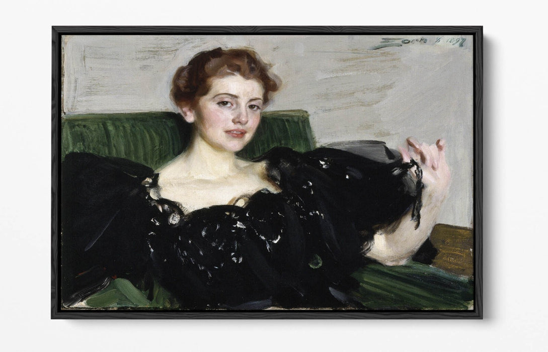 Float Effect Canvas - Lucy Turner Joy by Anders Zorn | Premium Ready To Hang Wall Art