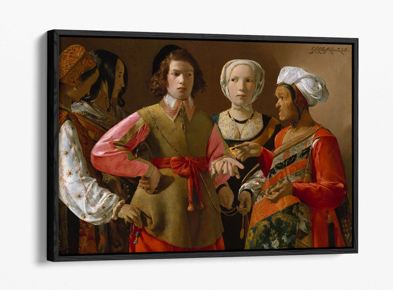 Canvas Wall Art – Georges De La Tour Fortune Teller | Float Effect Print
