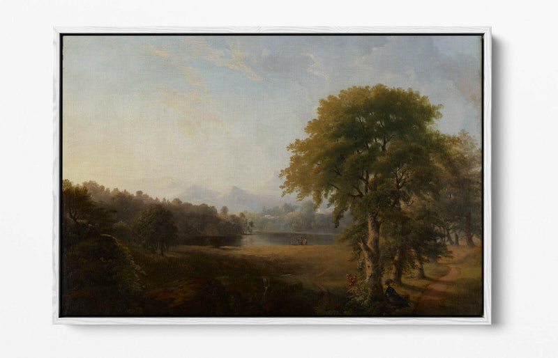 Canvas Wall Art Print - Untitled Landscape Float Effect Canvas Art With Premium Varnish Finish