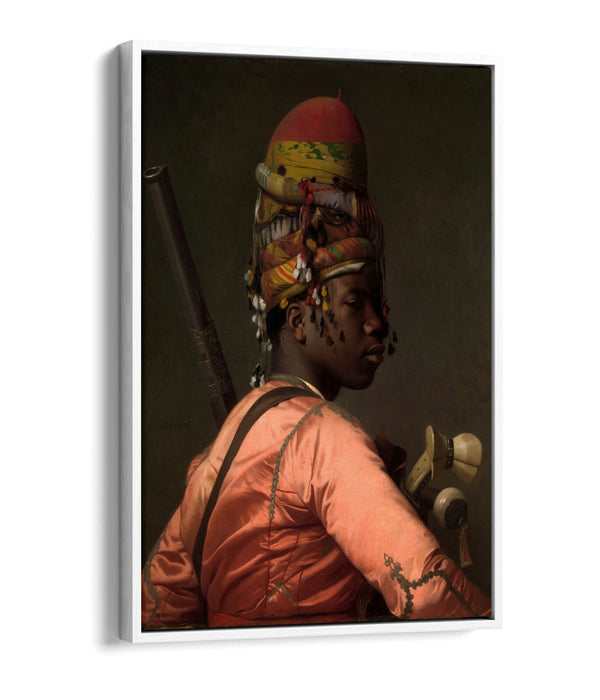 JEAN-LEON GEROME, BASHI BAZOUK -FLOAT EFFECT CANVAS WALL ART PRINT