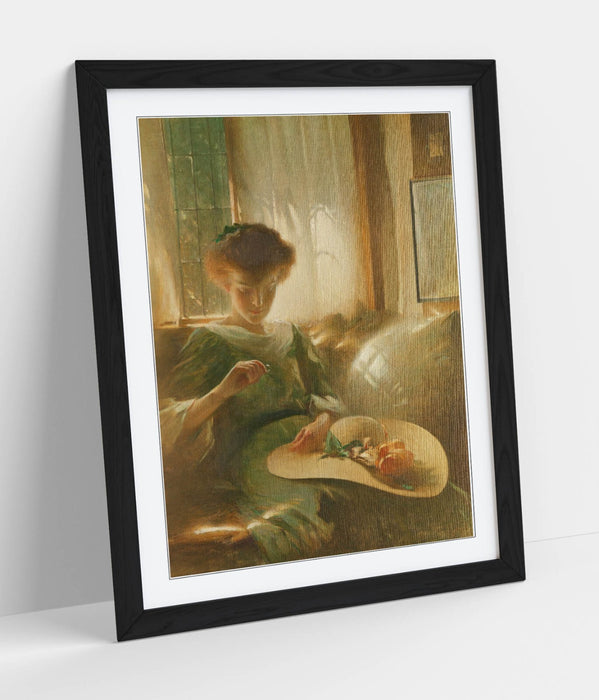 Framed Wall Art - John White Alexander The Ring Painting Print | Matte Paper Poster