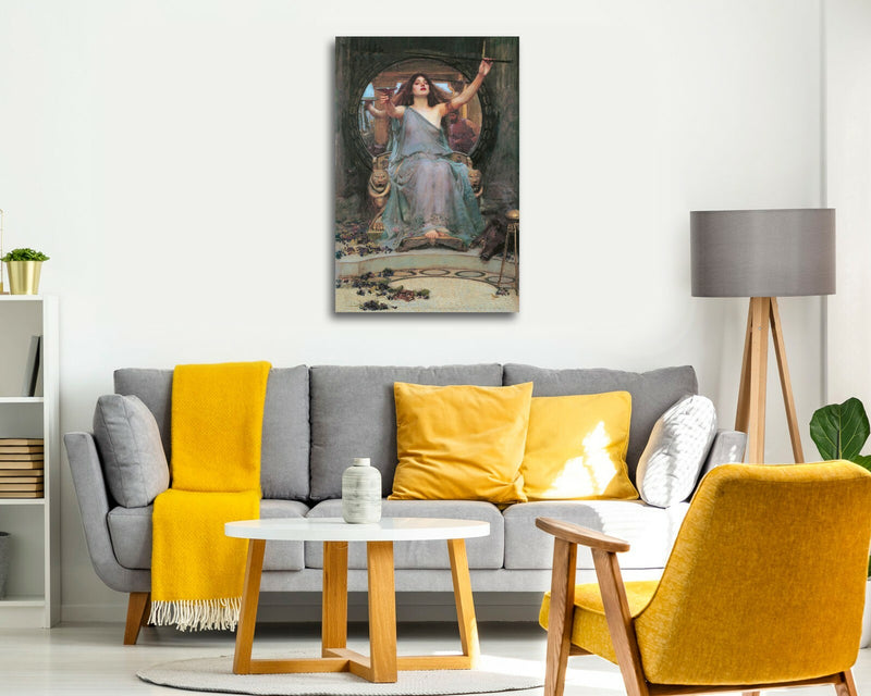 Canvas Wall Art – Handmade John W Waterhouse Circe Offering Cup Print | Vibrant Artwork