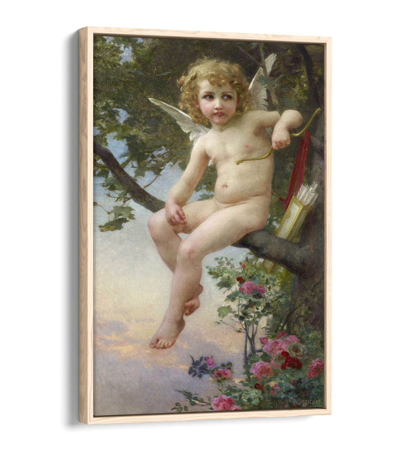Canvas Wall Art - Guillaume Seignac Cupid | Float Effect Canvas Print, Ready to Hang