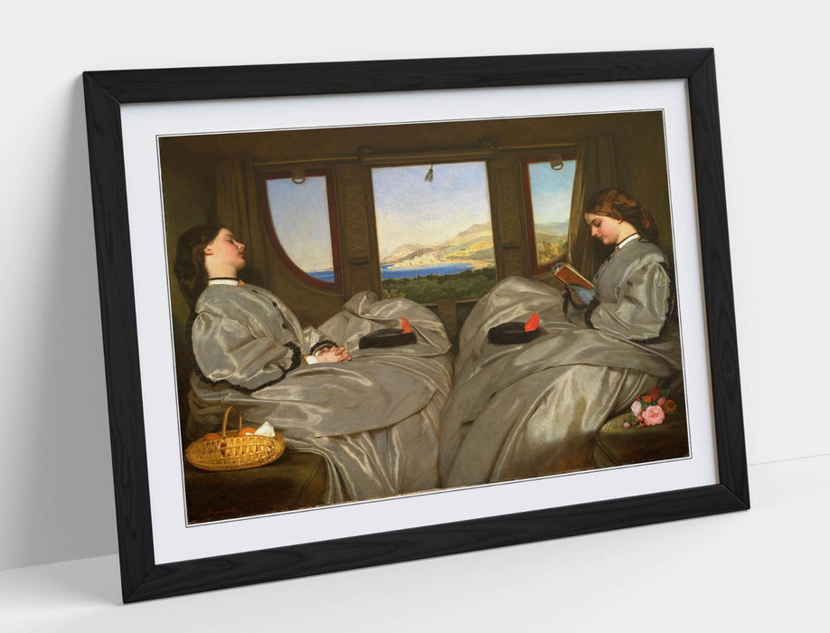 Framed Art Poster - Augustus Leopold Egg Travel Companions Print | UK Made Frame