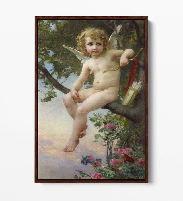 GUILLAUME SEIGNAC, CUPID -FLOAT EFFECT CANVAS WALL ART PICTURE PRINT