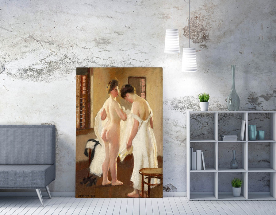 Canvas Wall Art William McGregor Paxton Women Dressing - Classic Handmade Canvas Artwork Print
