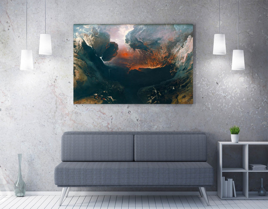 Canvas Wall Art - John Martin Painting 'The Great Day of His Wrath' Premium Print