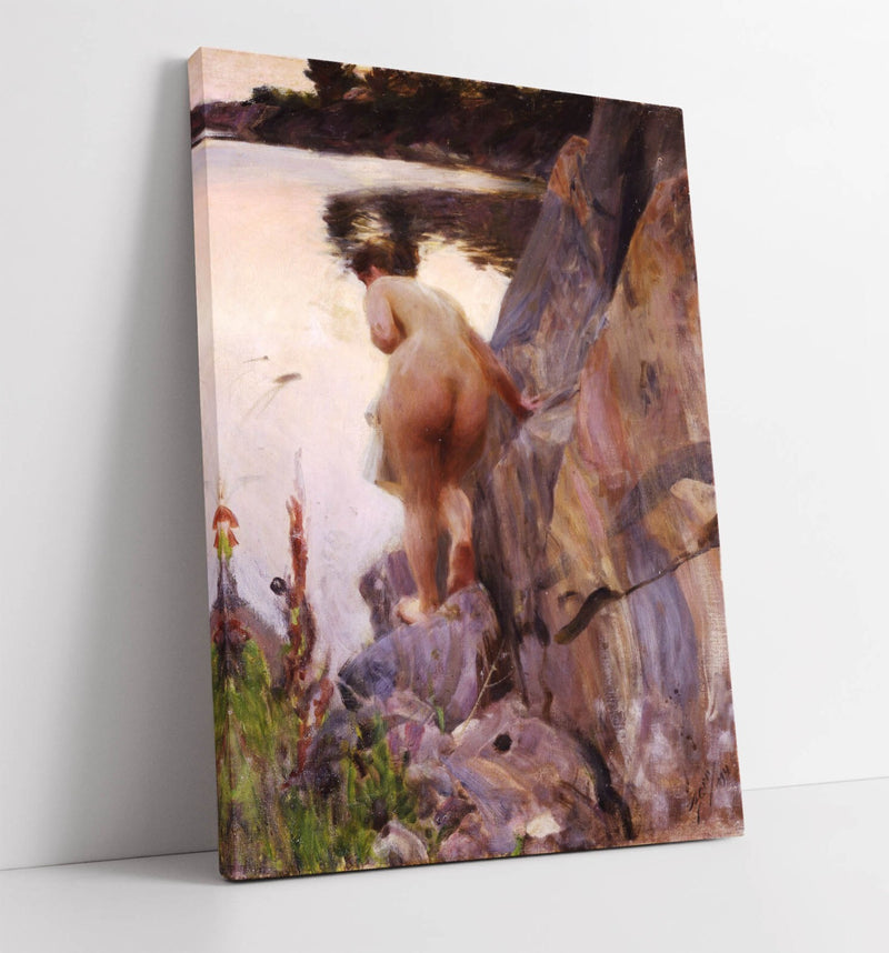 Canvas Wall Art - Anders Zorn Summer Evening Painting | Premium Archival Grade Print