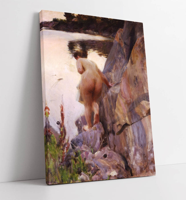 Canvas Wall Art - Anders Zorn Summer Evening Painting | Premium Archival Grade Print