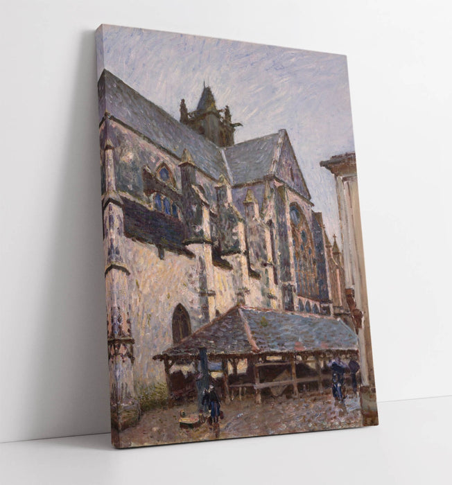 Canvas Wall Art – Alfred Sisley Print 'The Church at Moret' | Handmade UK Canvas