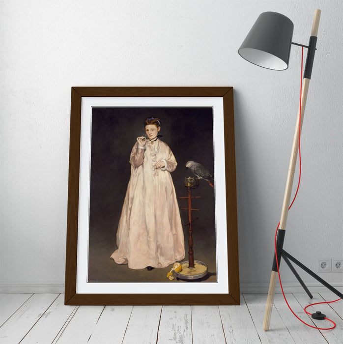 Framed Art Poster – Classic Wall Art Print With Woodgrain Frame Finish