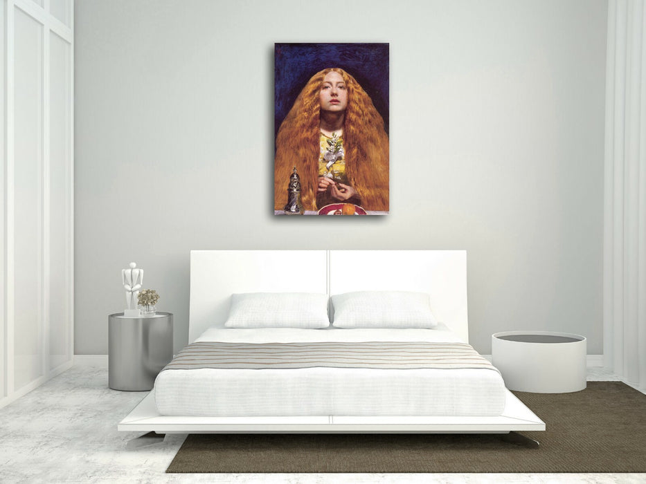 John Everett Millais - The Bridesmaid CANVAS WALL ART PICTURE PRINT PAINTING