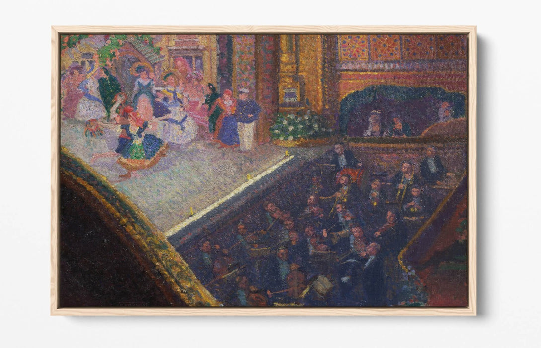 Float Effect Canvas Art – Ballet Scene Wall Art Print | Premium Handmade UK Canvas