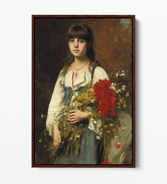 ALEXEI HARLAMOV, SUMMERTIME -FLOAT EFFECT CANVAS WALL ART PRINT