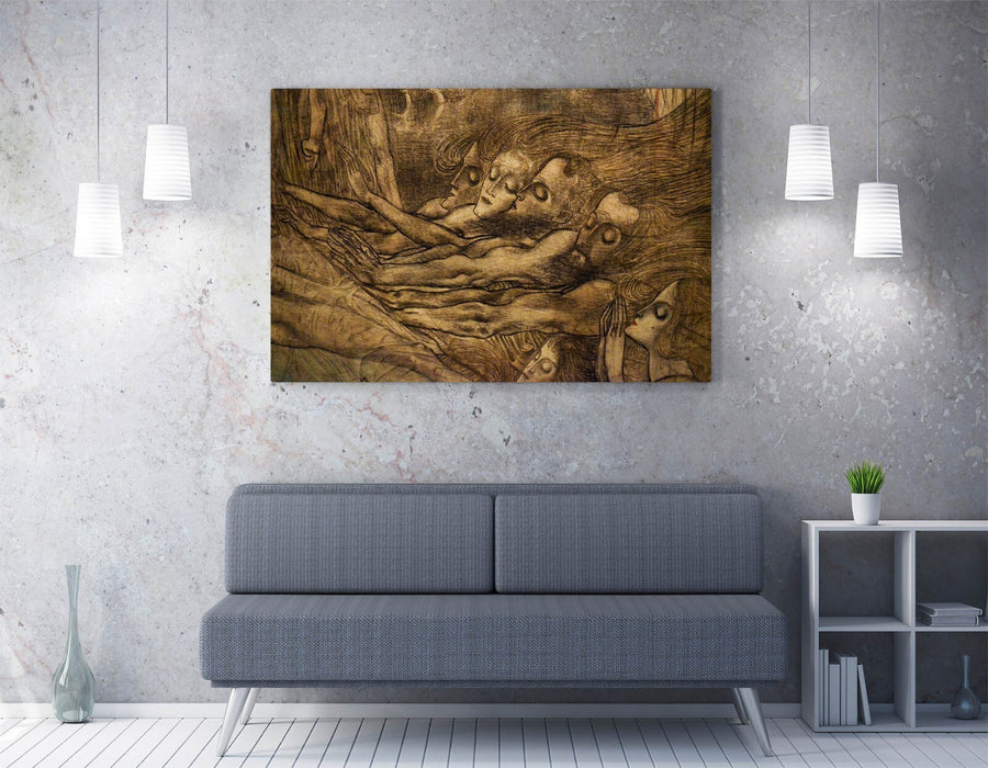 Canvas Wall Art – Jan Toorop The Sphinx Painting | Handmade Archival Quality Print