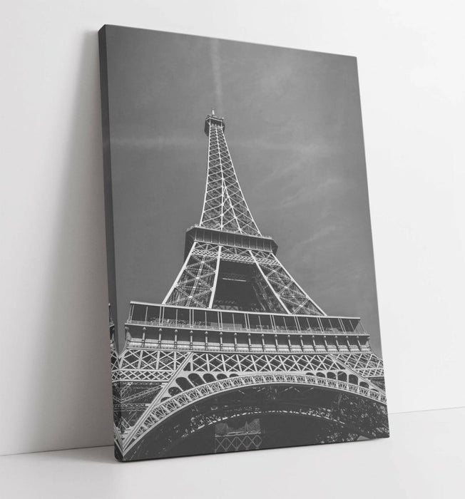 Eiffel Tower Canvas | Paris Wall Art With 30mm Deep Frame - Handmade Print