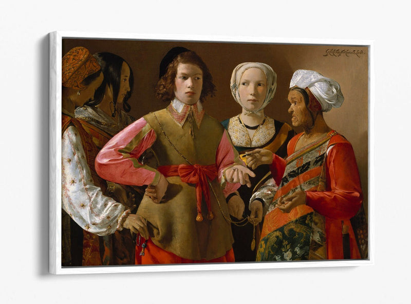 Canvas Wall Art – Georges De La Tour Fortune Teller | Float Effect Print