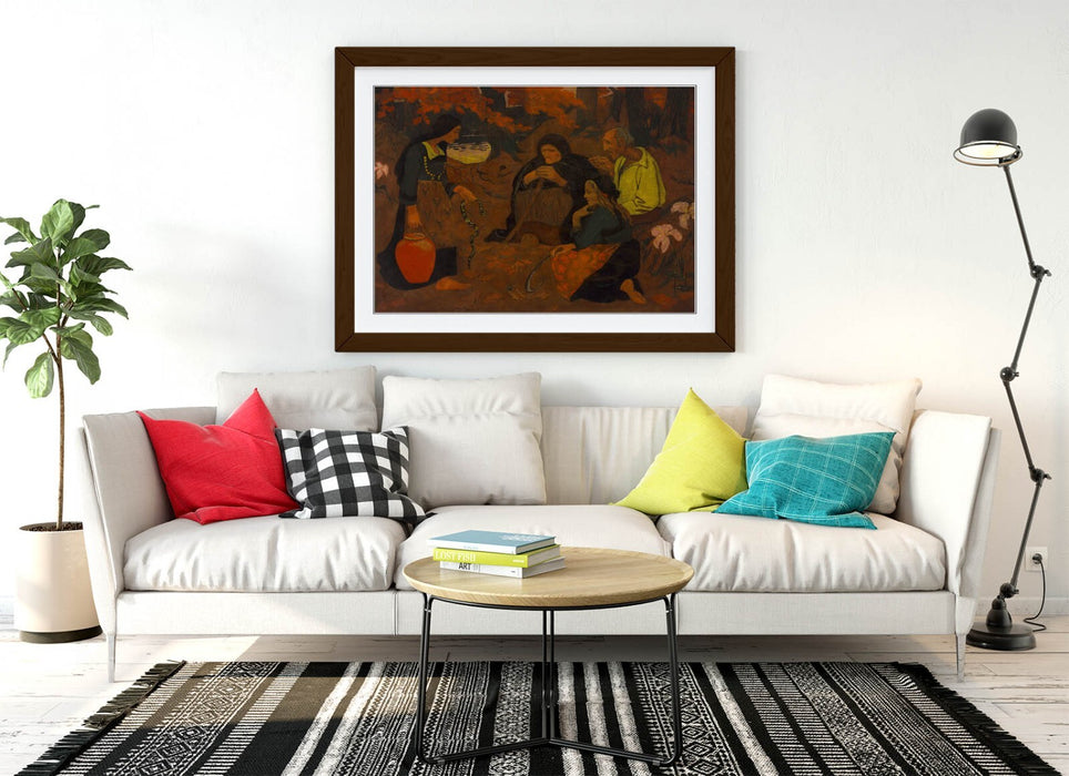 Framed Wall Art - Paul Serusier Serpent Eaters Poster Print | Matte Paper, Ready to Hang
