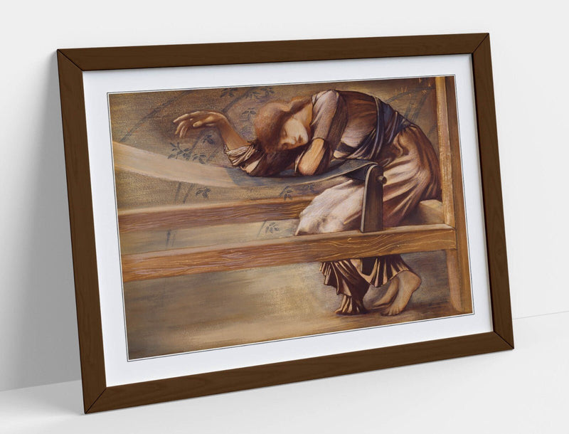 Framed Art Poster - Edward Burne Jones Garden Court Print | Handmade Wall Art