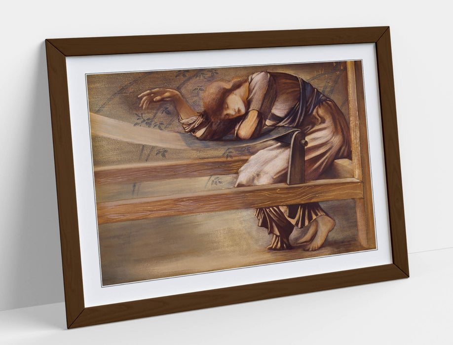 Framed Art Poster - Edward Burne Jones Garden Court Print | Handmade Wall Art