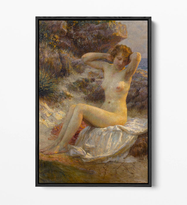 Canvas Wall Art - VLAHO BUKOVAC The Bather | Premium Float Effect Print
