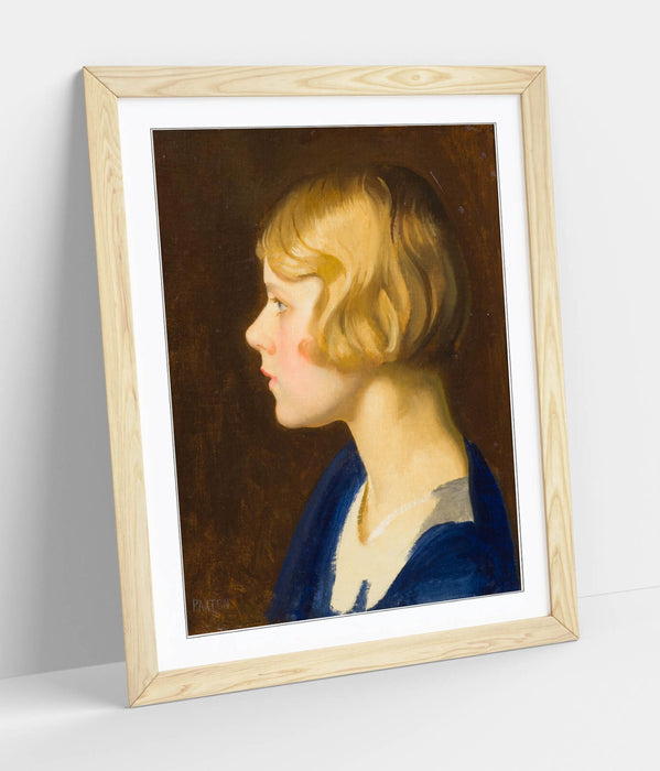 Framed Wall Art - William McGregor Paxton Edna Painting Print | Handmade UK Art