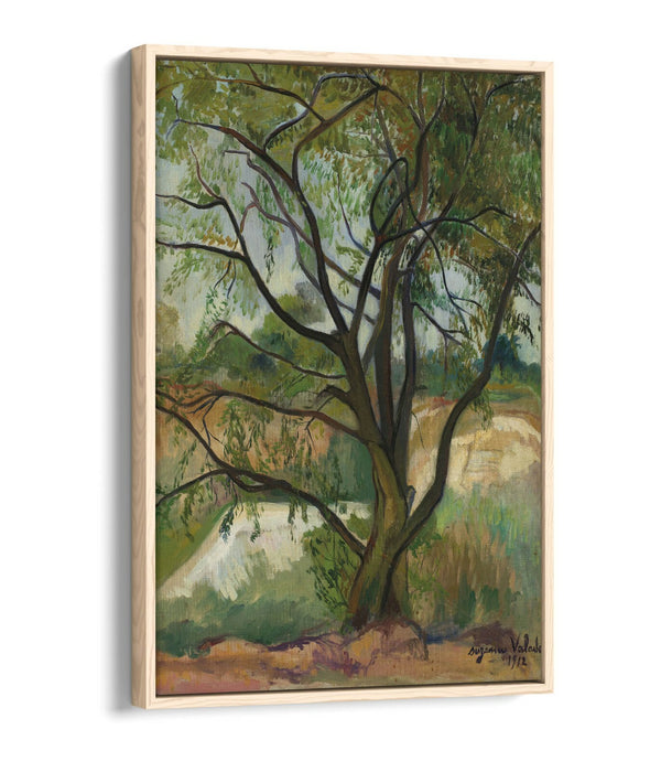 Canvas Wall Art - Suzanne Valadon The Tree | Float Effect Handmade Print