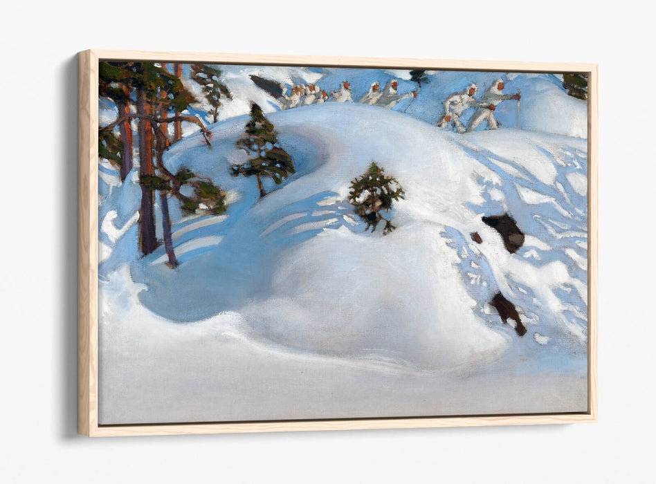 ASKELI GALLEN-KALLELA, FEBRUARY VISION -FLOAT EFFECT CANVAS WALL ART PRINT