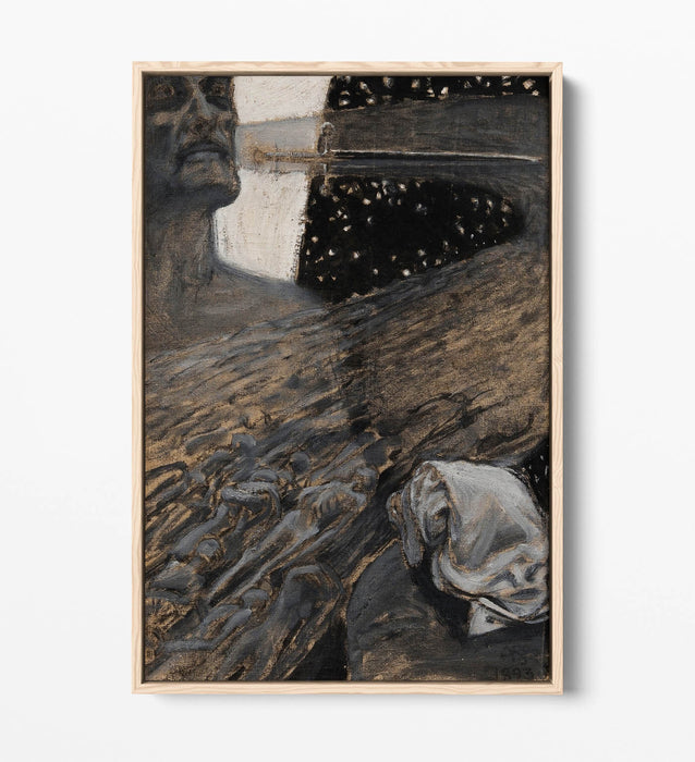Canvas Wall Art Print – AskelI Gallen-Kallela River Of The Dead With Float Effect