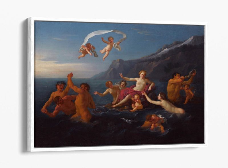 Float Effect Canvas Art – BON BOULLOGNE Triumph on Custom MDF Frame, Ready to Hang