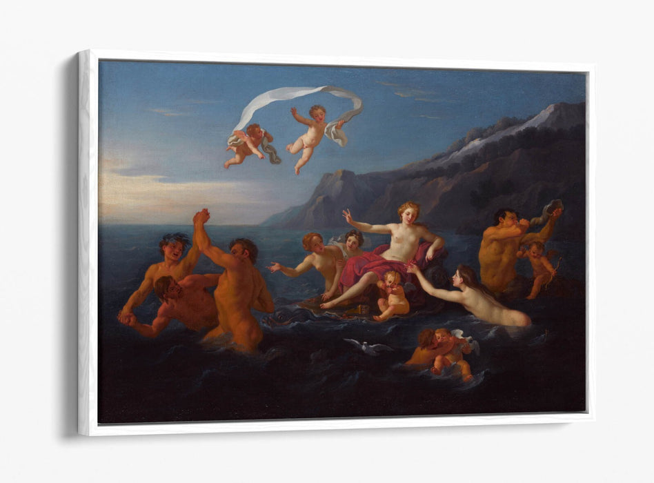 BON BOULLOGNE, THE TRIUMPH OF AMPHITRITE -FLOAT EFFECT CANVAS WALL ART PIC PRINT
